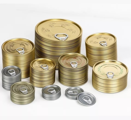 食品包装0.15mmのための金属の食品等級のペンキの食糧円形の缶